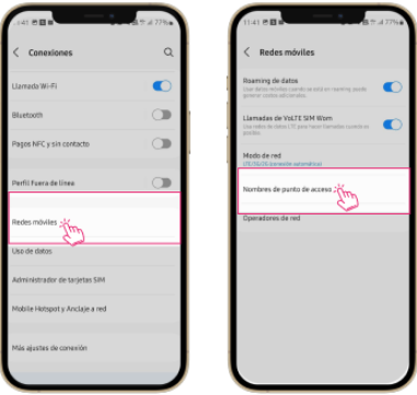 APN WOM para Samsung 2