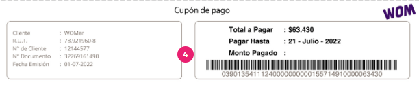boleta wom sección 4
