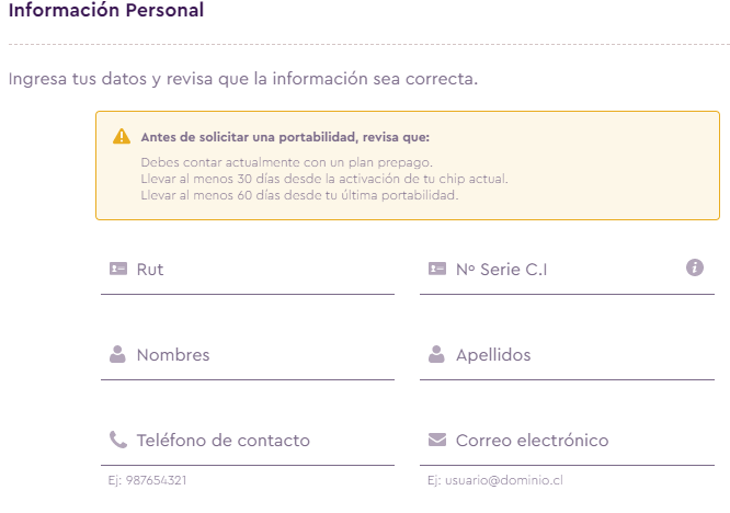 Portabilidad WOM