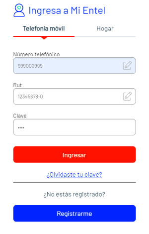 Ingresar a Mi Entel Registro Mi Entel