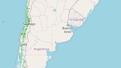 Cobertura fibra óptica Chile