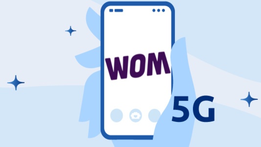 Planes 5G WOM Chile | Chip y celulares WOM 5G | Cobertura 5G WOM